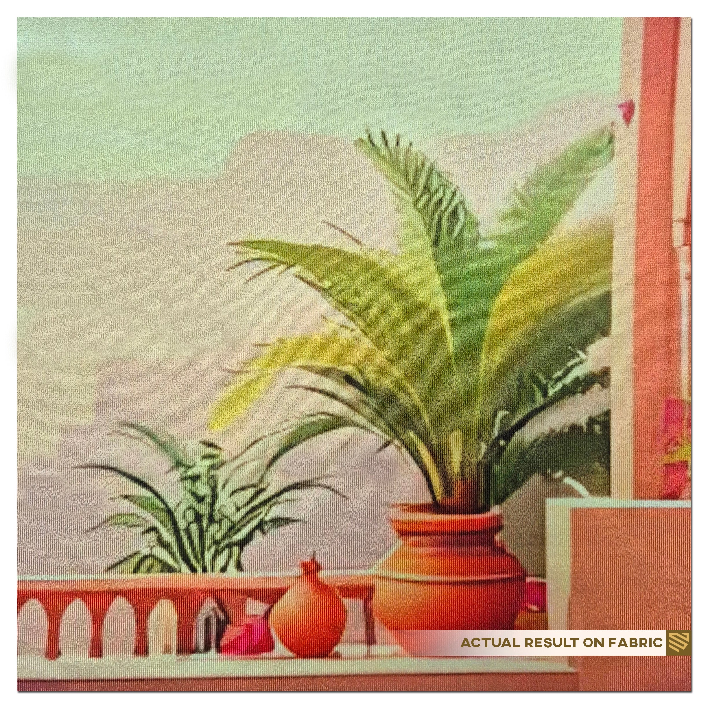 Elegant Courtyard of a Royal Haveli