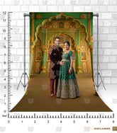 Emerald Royal Pregnancy Photoshoot Backdrop
