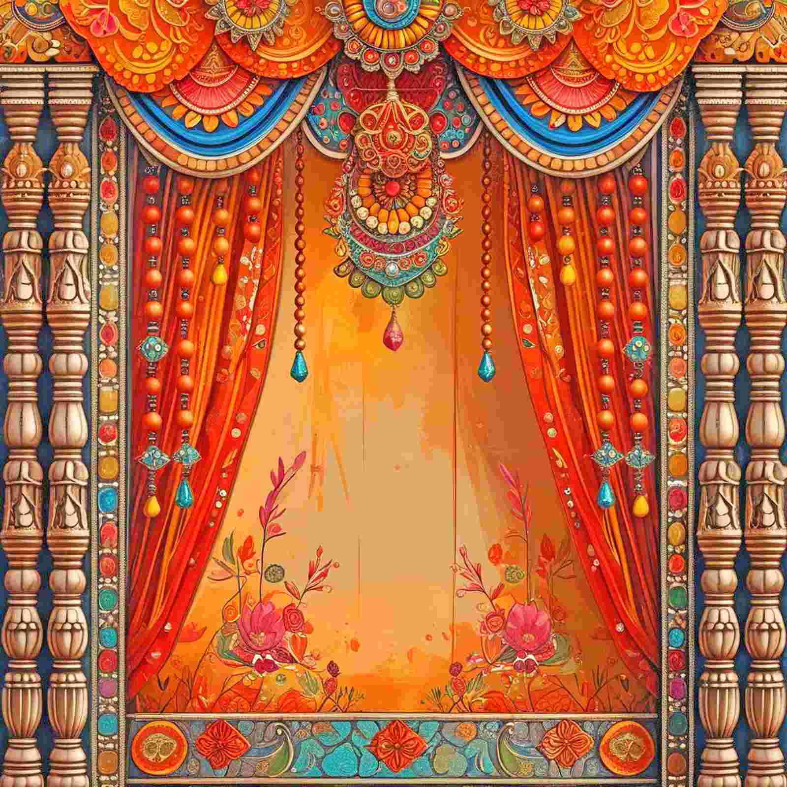 Festive Mandir Décor