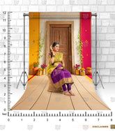 Heritage Doorway Pregnancy Photoshoot Backdrop