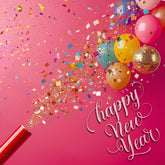 Festive New Year Burst Backdrop