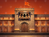 Fort of Saffron Pride Backdrop