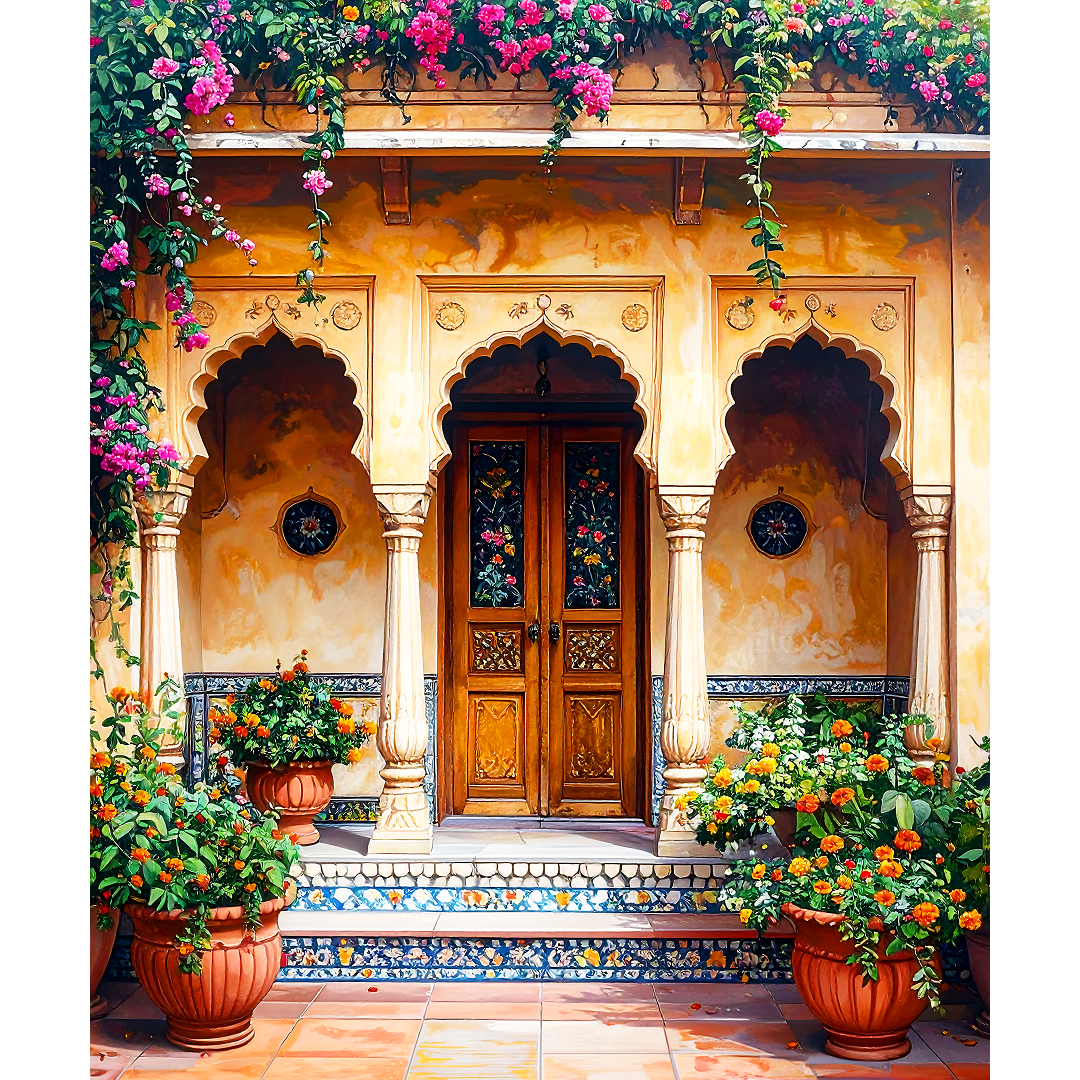 Heritage Courtyard – Blossoms of Tradition & Charm