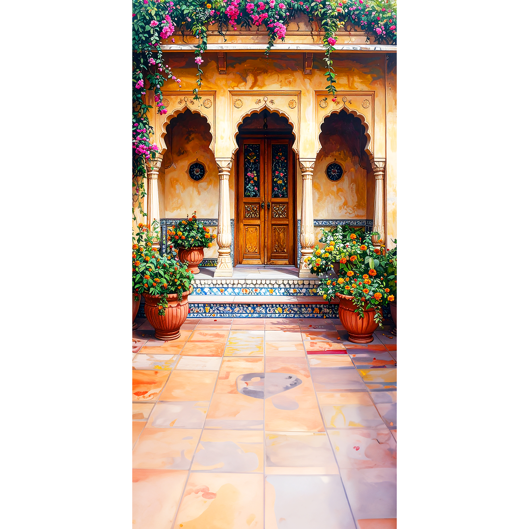 Heritage Courtyard – Blossoms of Tradition & Charm