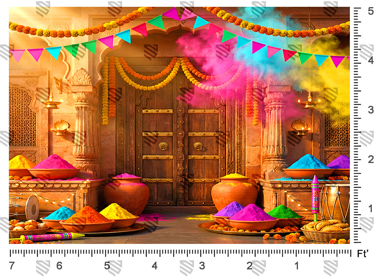 Gateway of Festive Colors