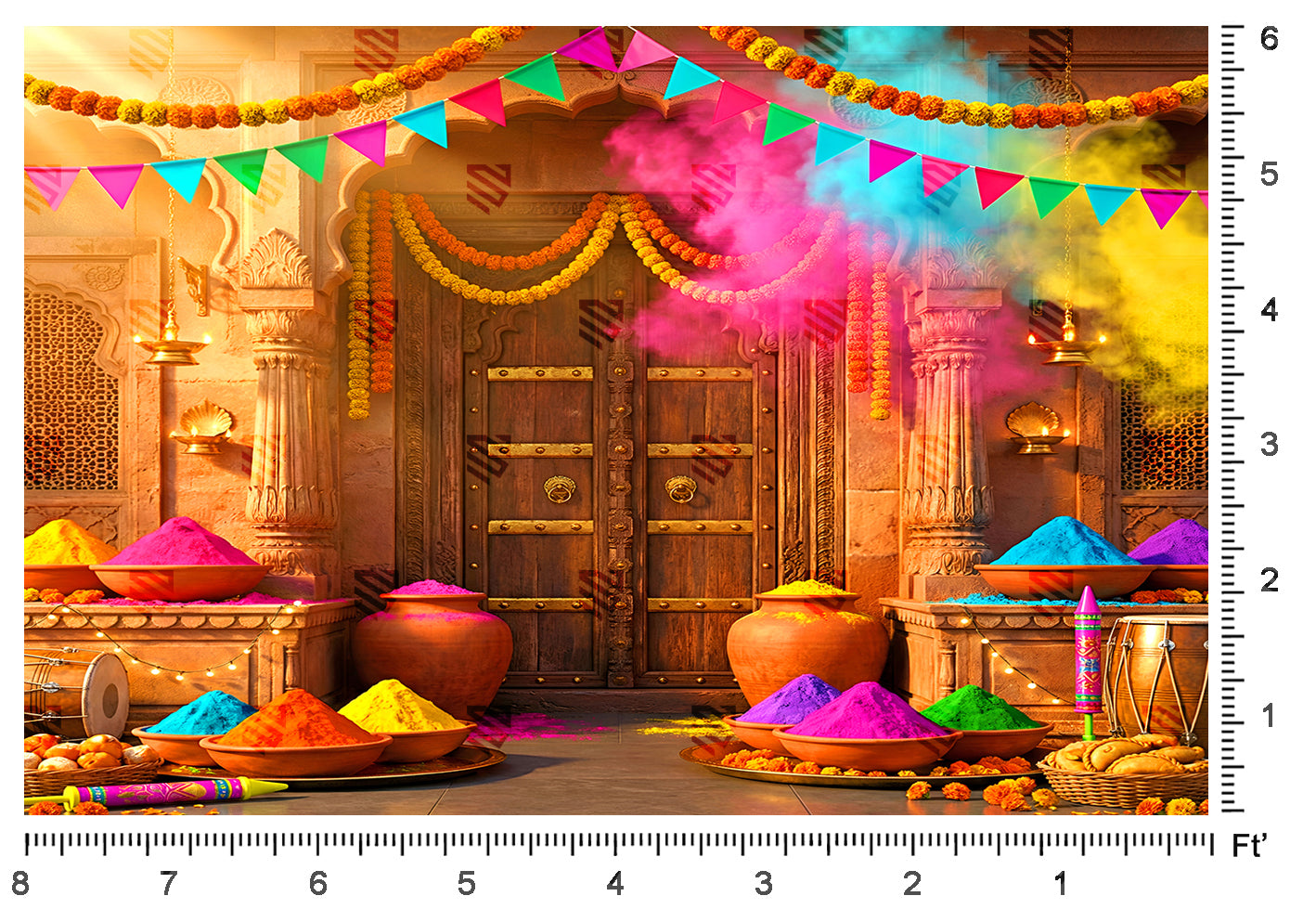 Gateway of Festive Colors