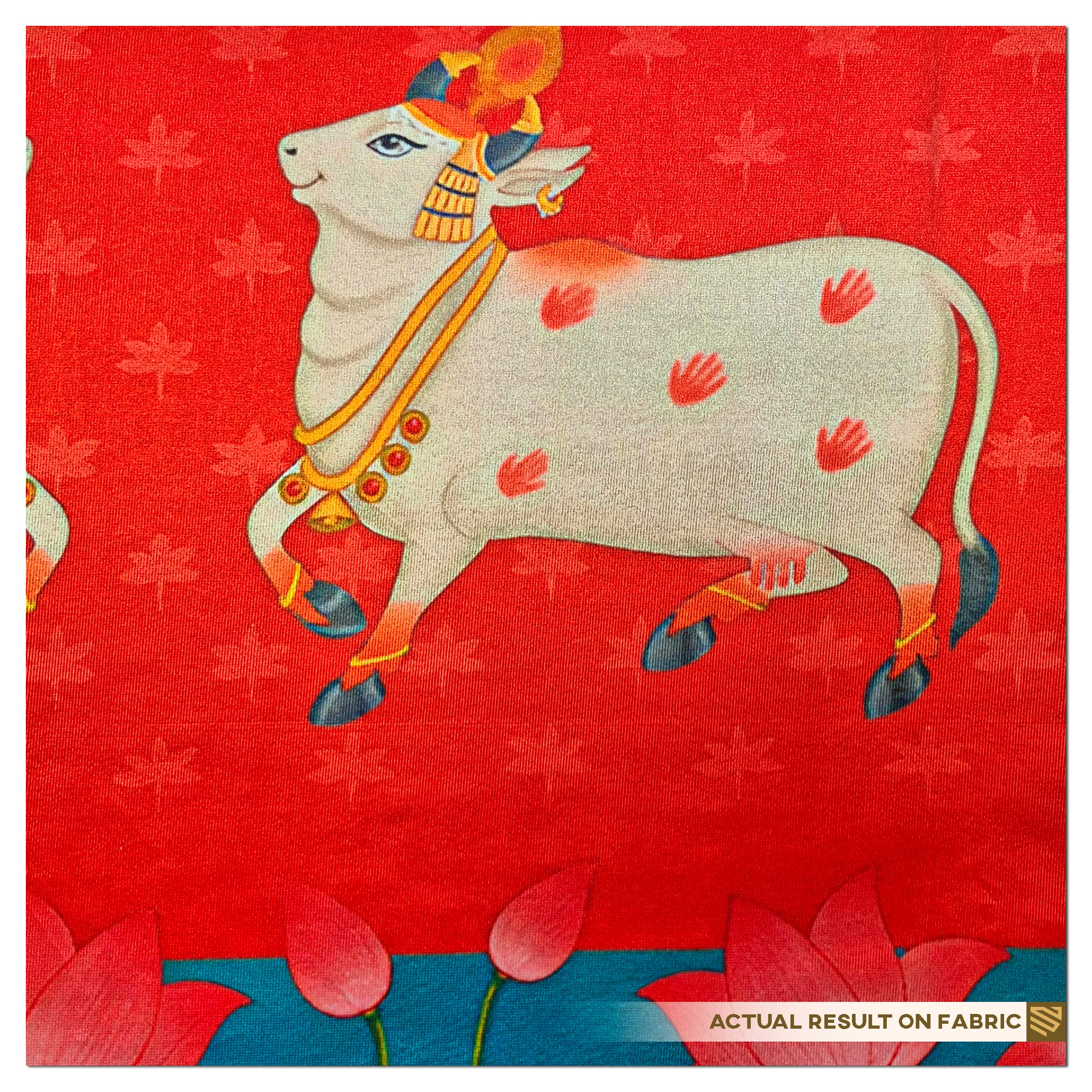 Gau Mata Lotus Charm