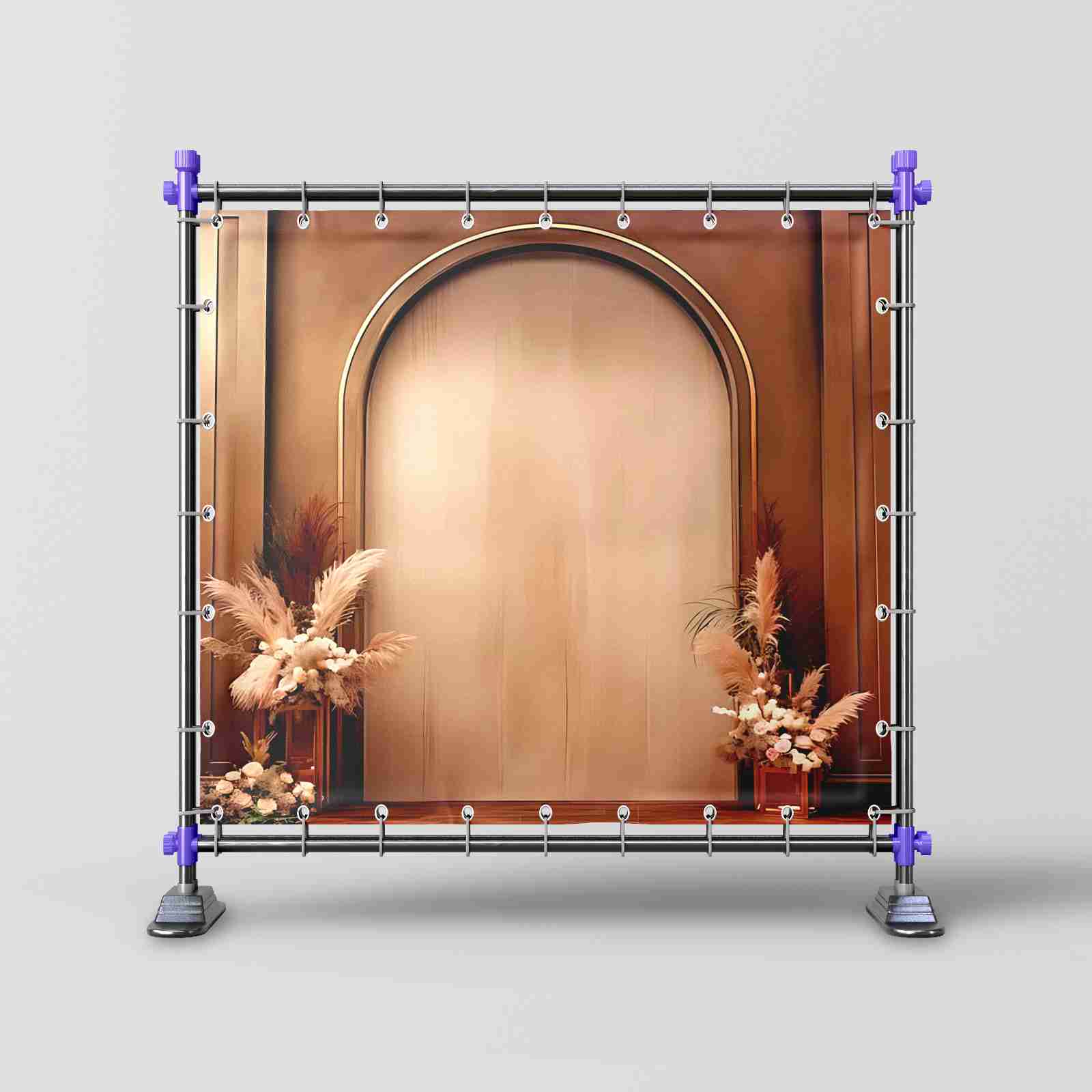 Golden Arch Floral Elegance