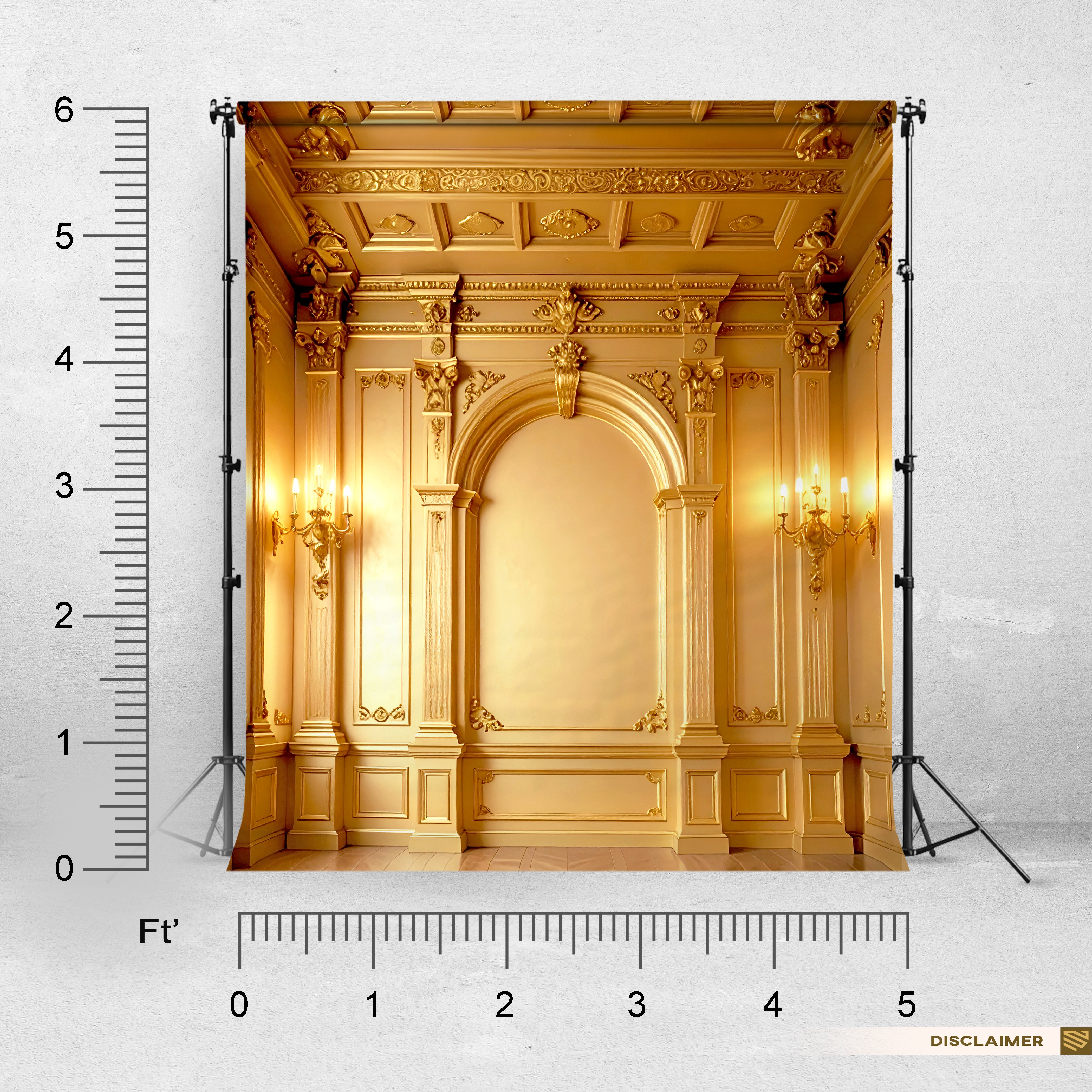 Golden Grandeur – A Hall of Royal Elegance