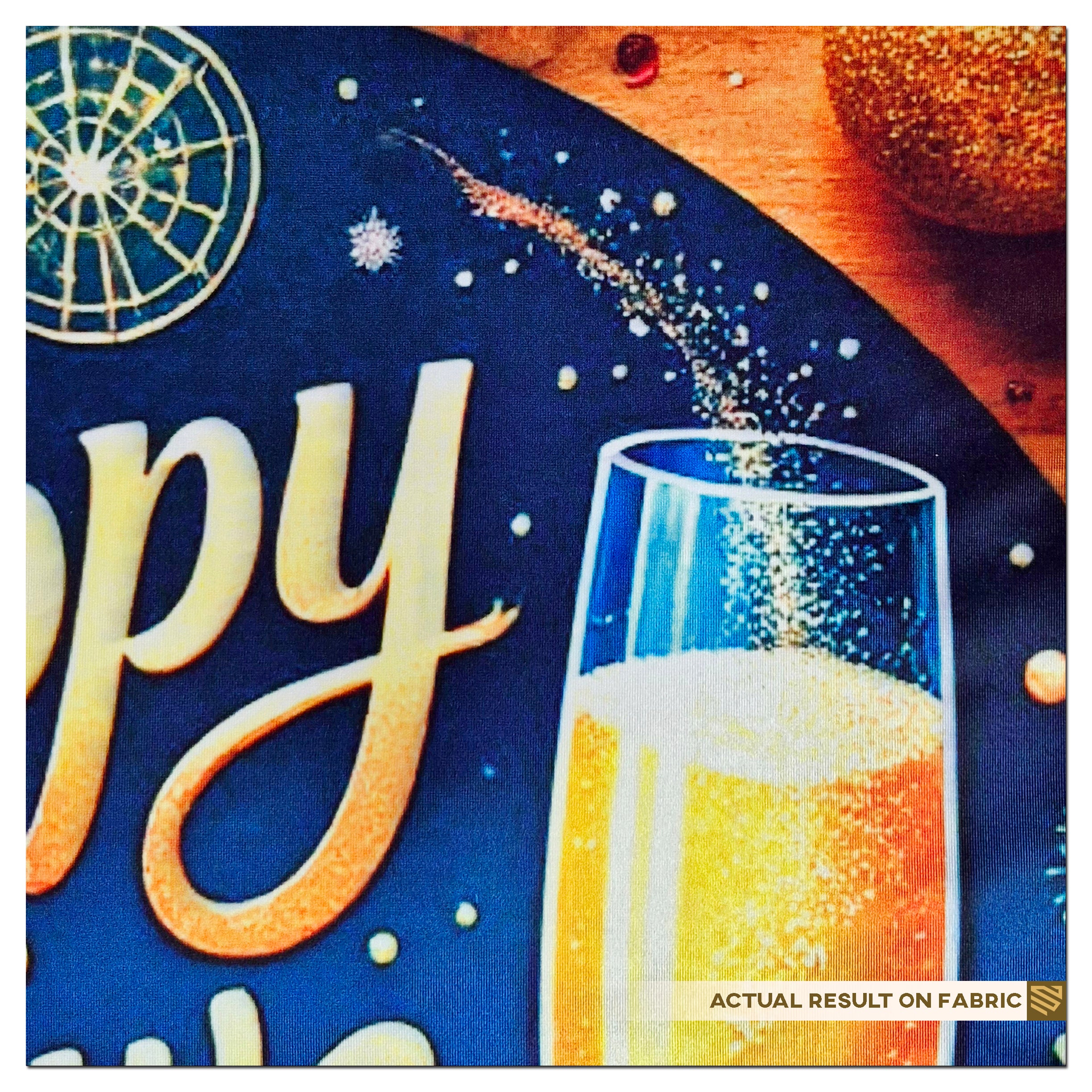 Golden New Year Toast