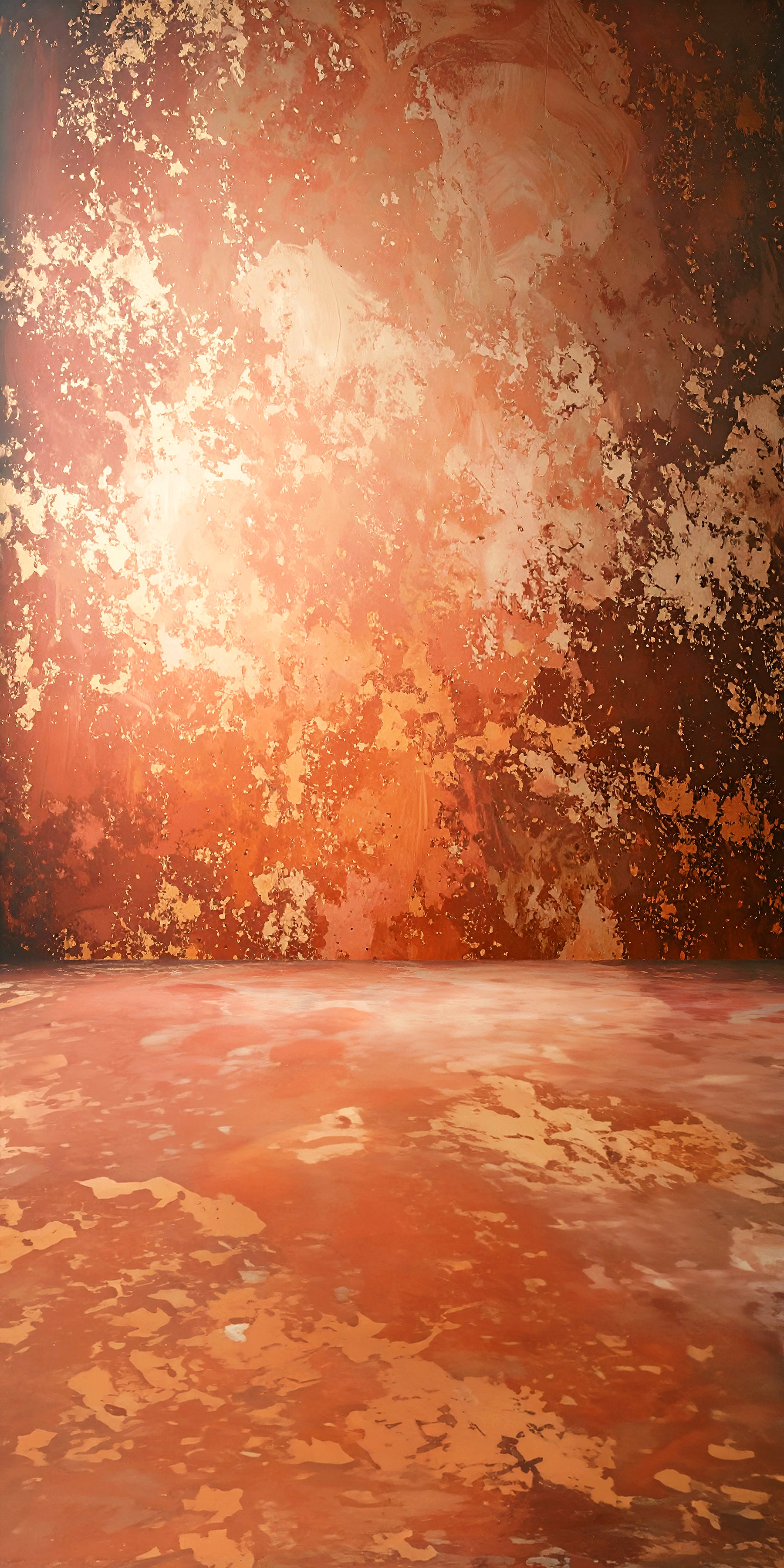 Golden Rustic Abstract Elegance