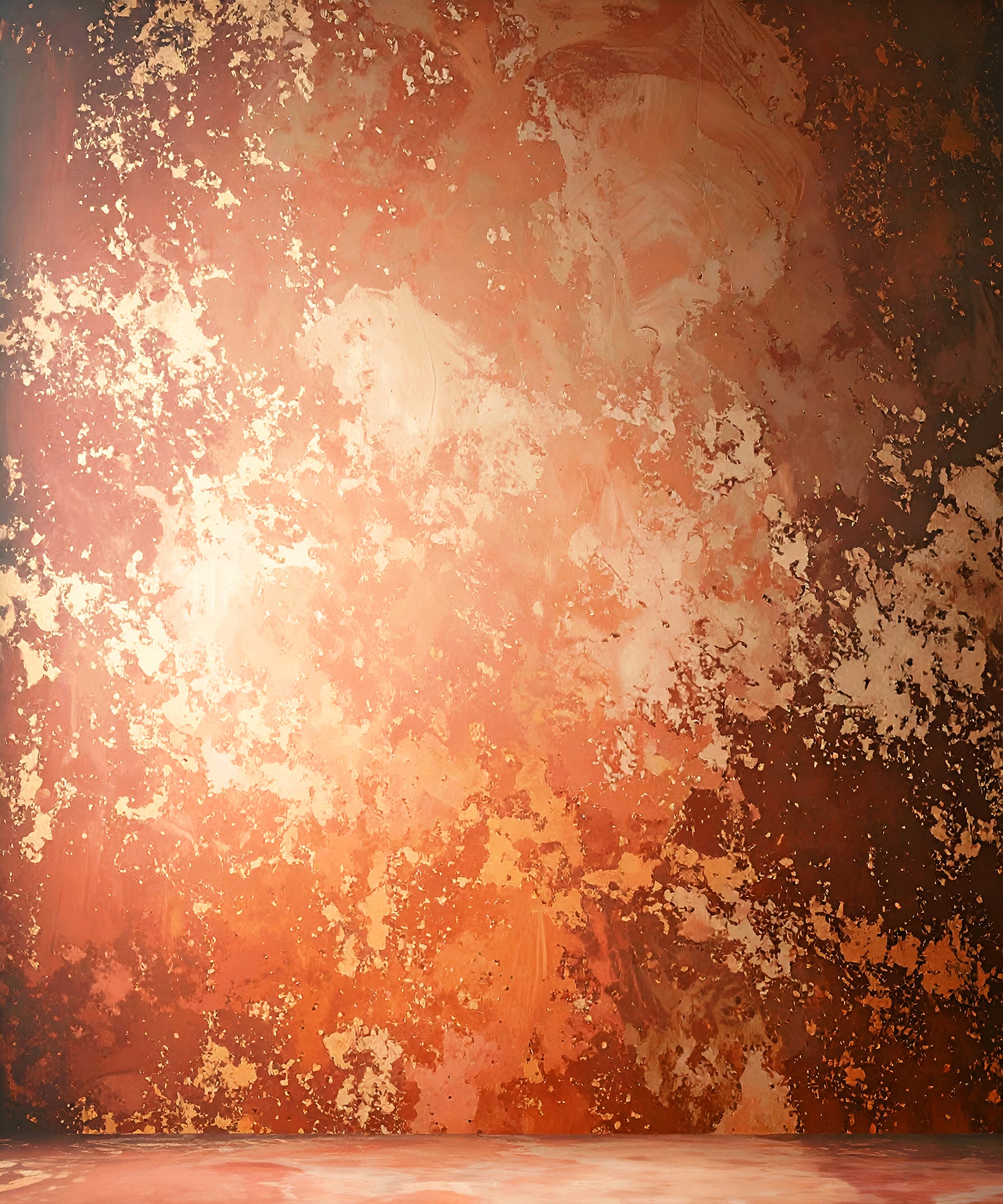 Golden Rustic Abstract Elegance