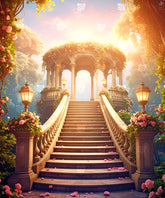Golden Garden Pavilion Backdrop