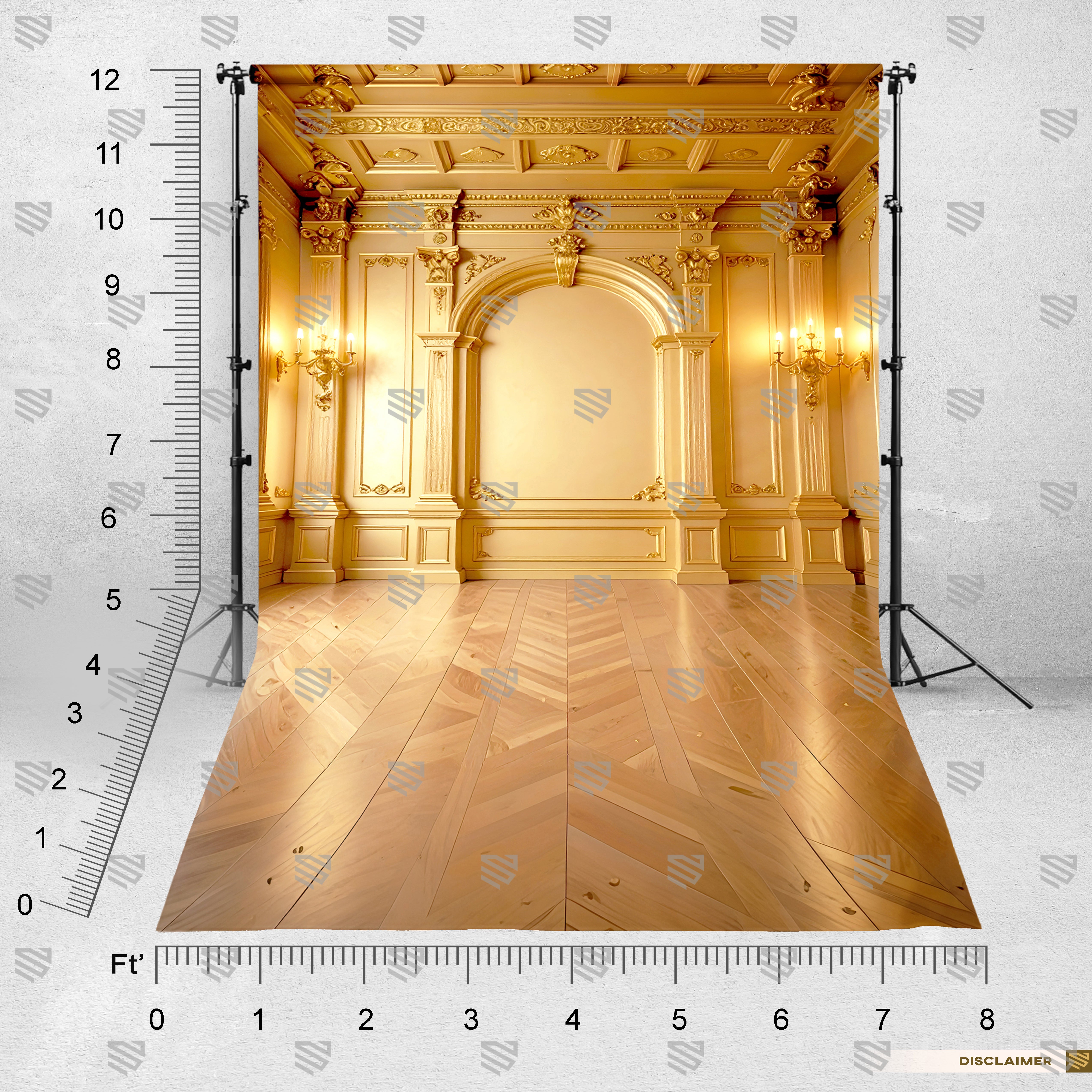Golden Grandeur – A Hall of Royal Elegance