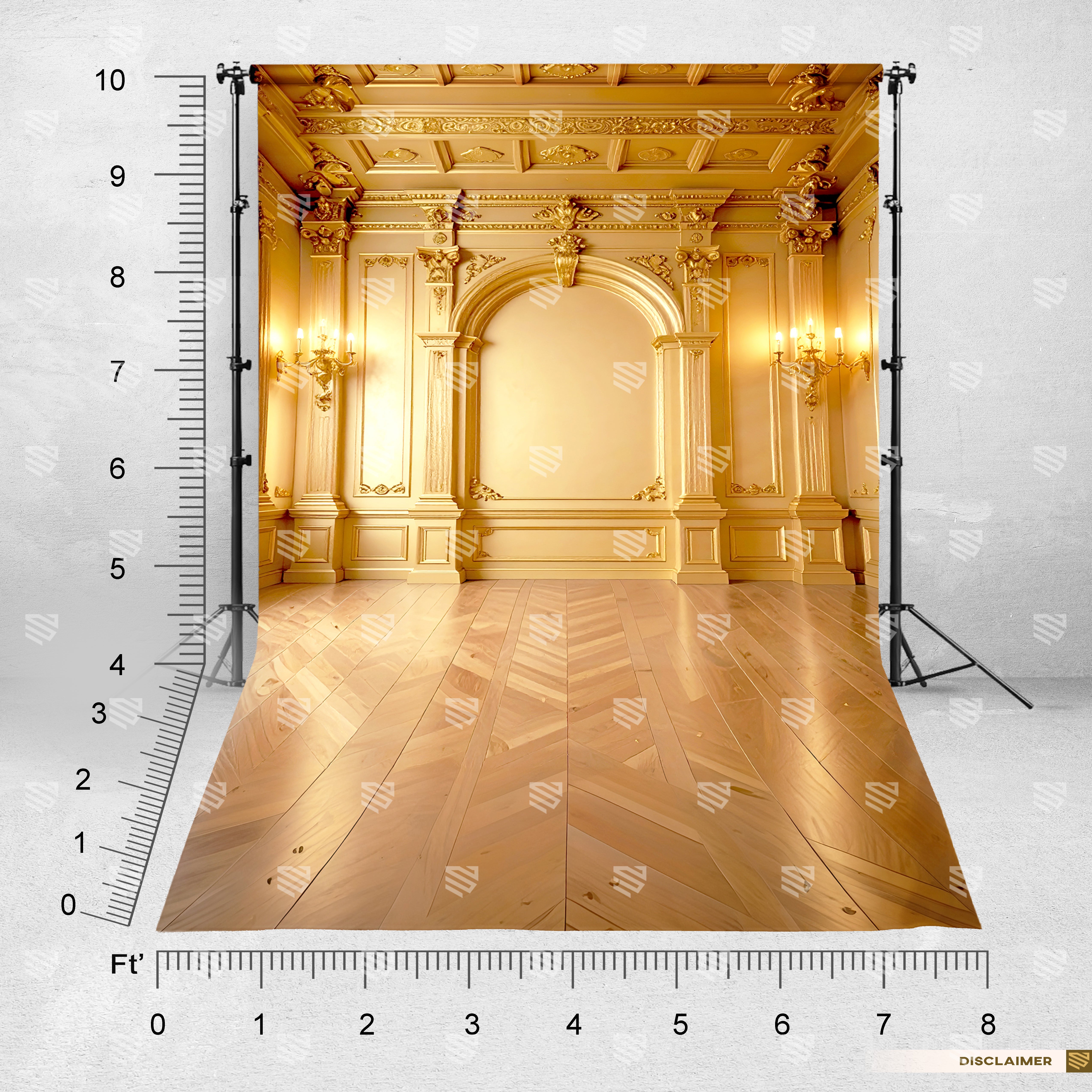 Golden Grandeur – A Hall of Royal Elegance