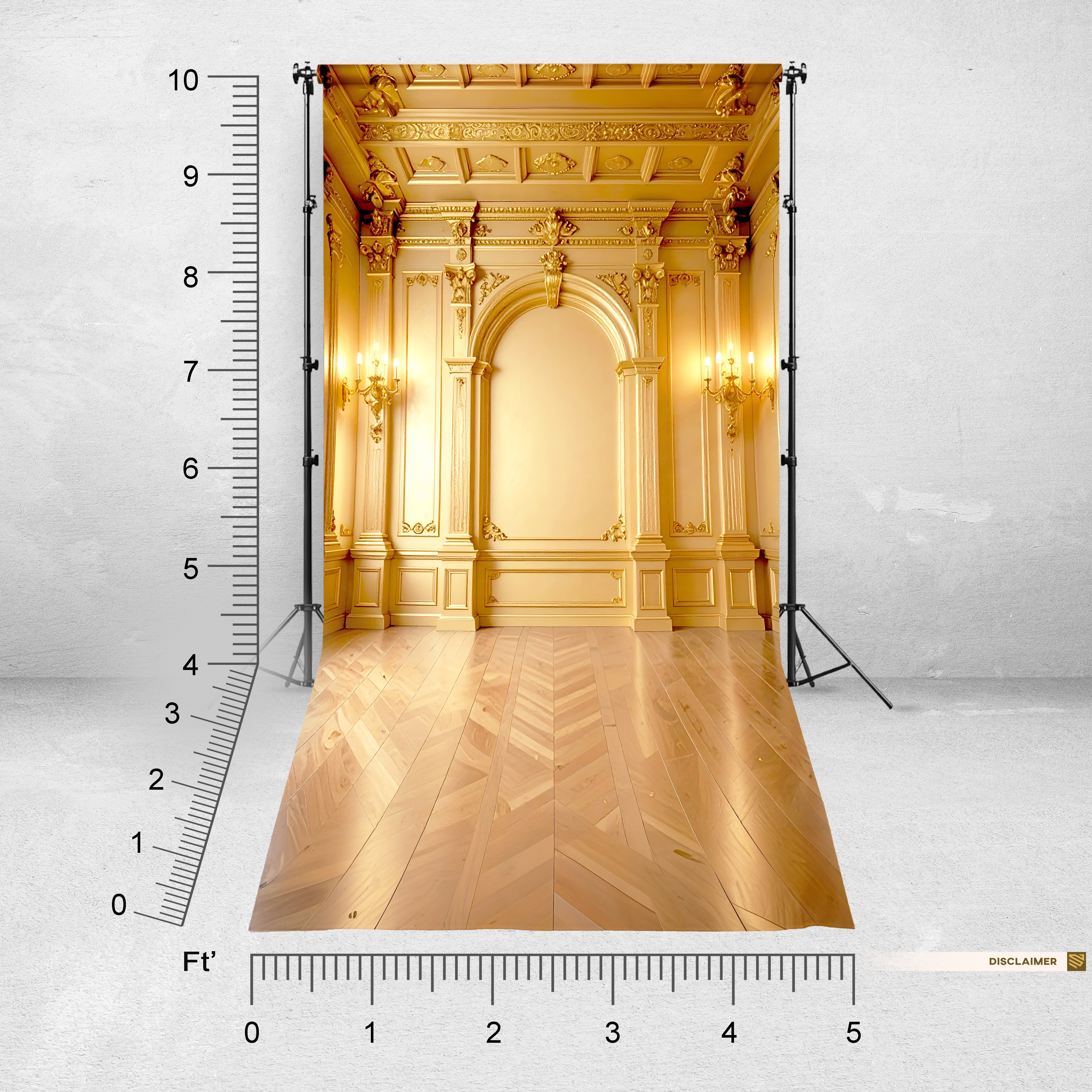 Golden Grandeur – A Hall of Royal Elegance