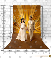 Golden Sunburst Stage Maternity Backdrop