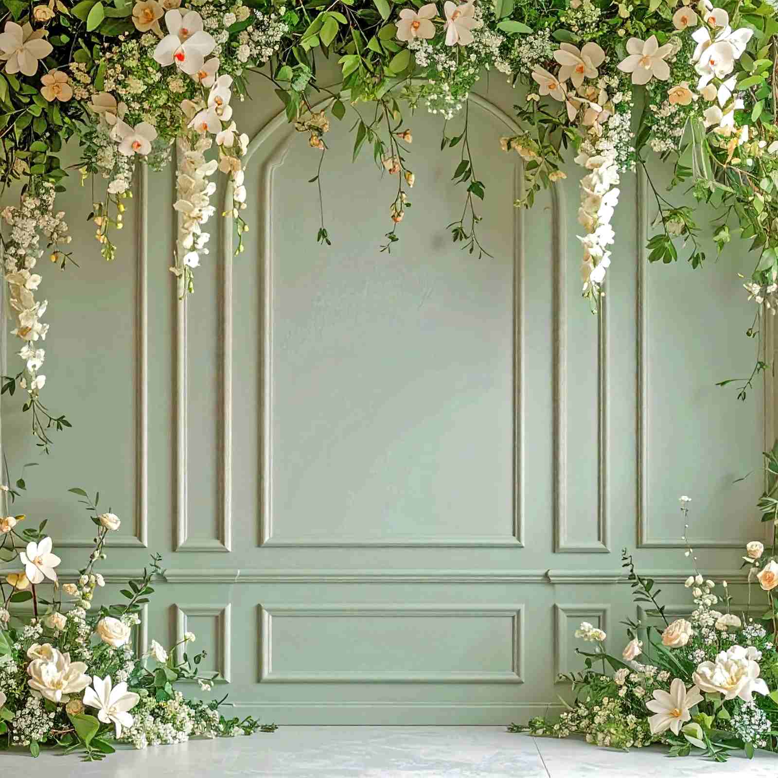 Graceful Floral Archway