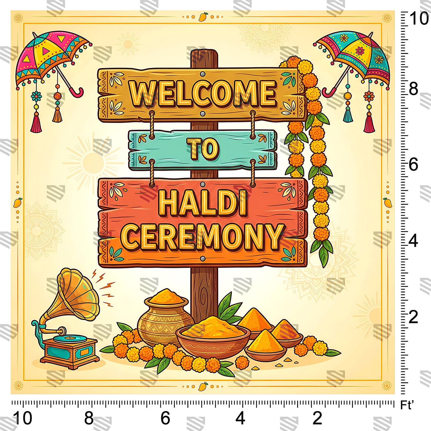 Grand Haldi Ceremony