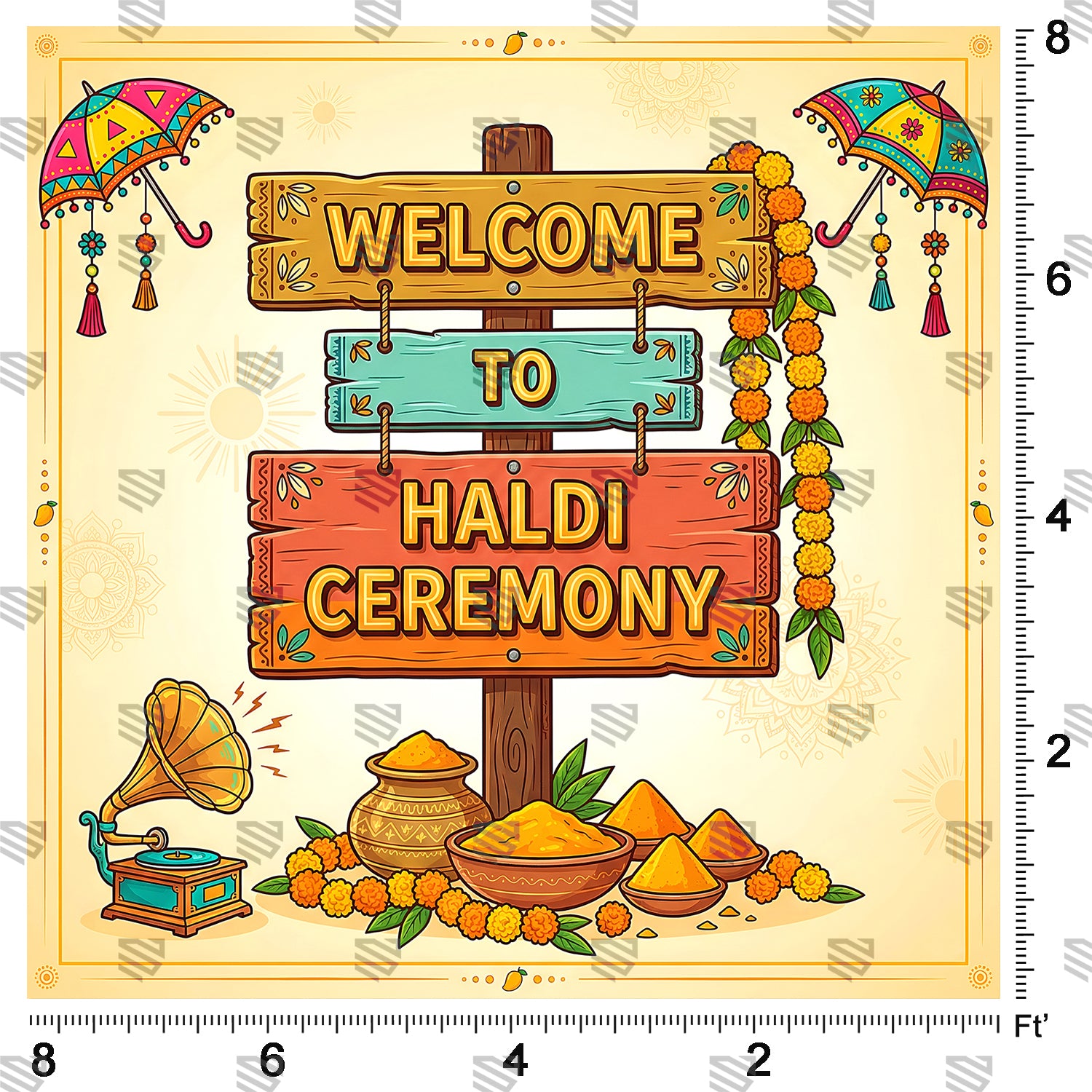 Grand Haldi Ceremony