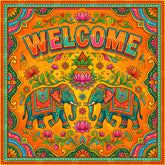 Grand Traditional Welcome Backdrop