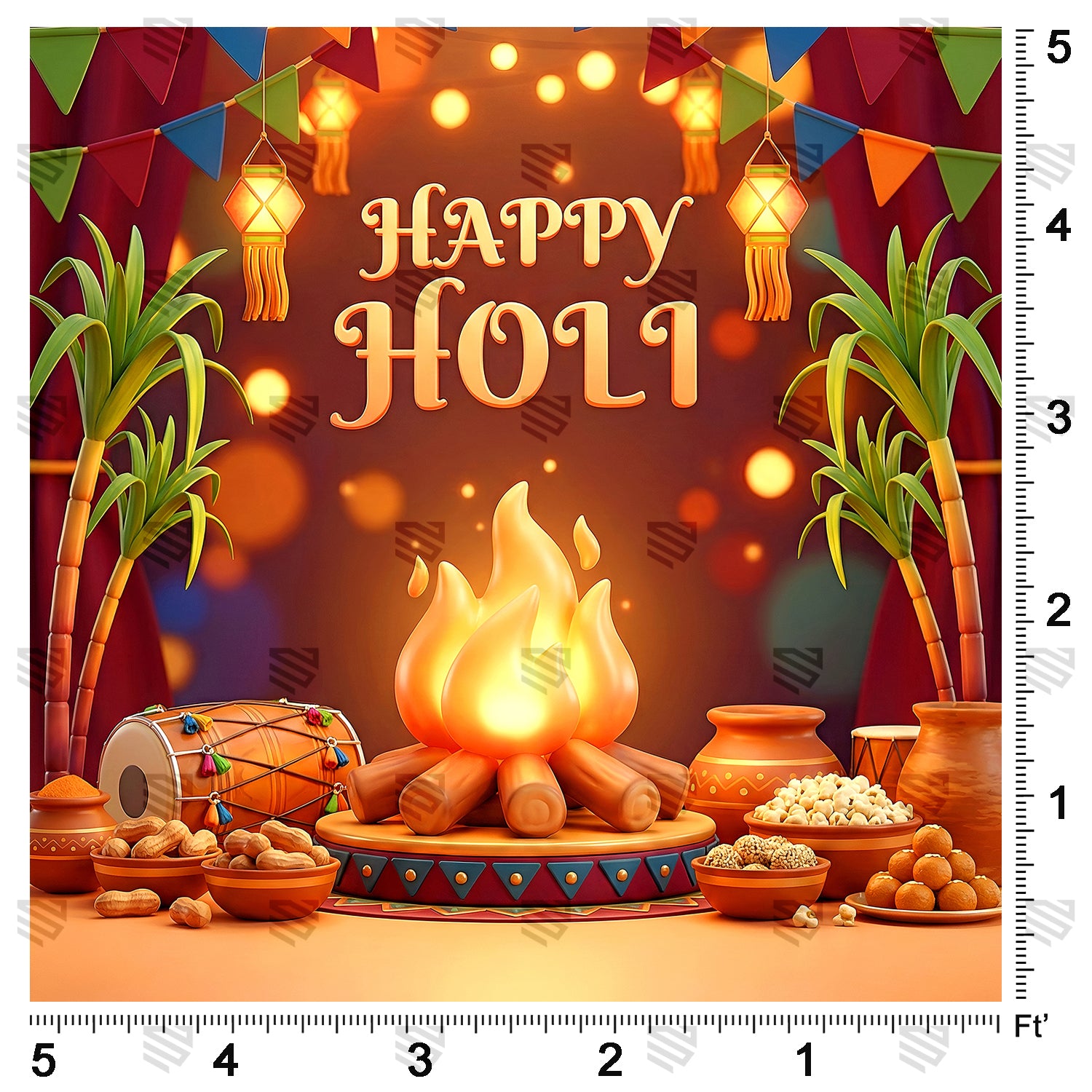 Holi Bonfire Festivities