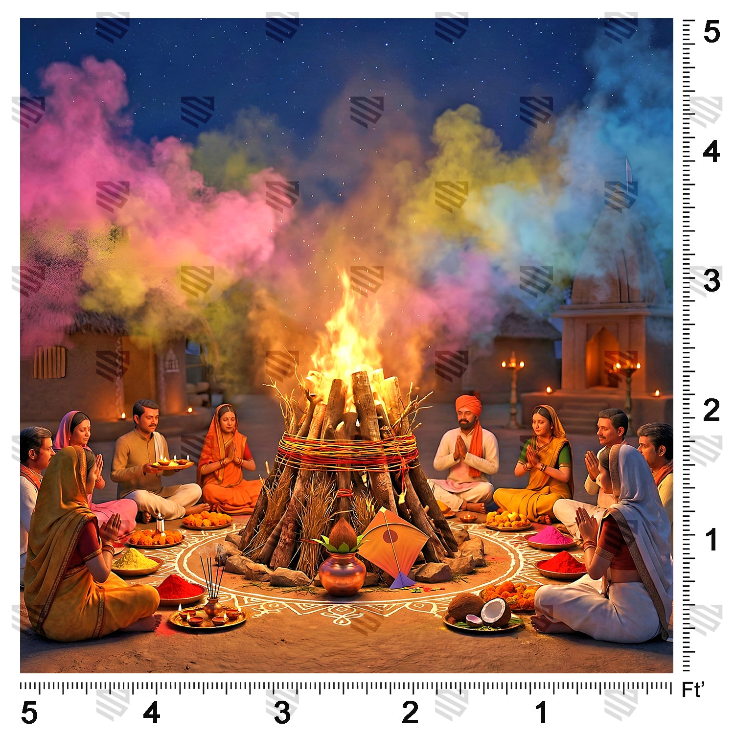 Holika Dahan Ceremony