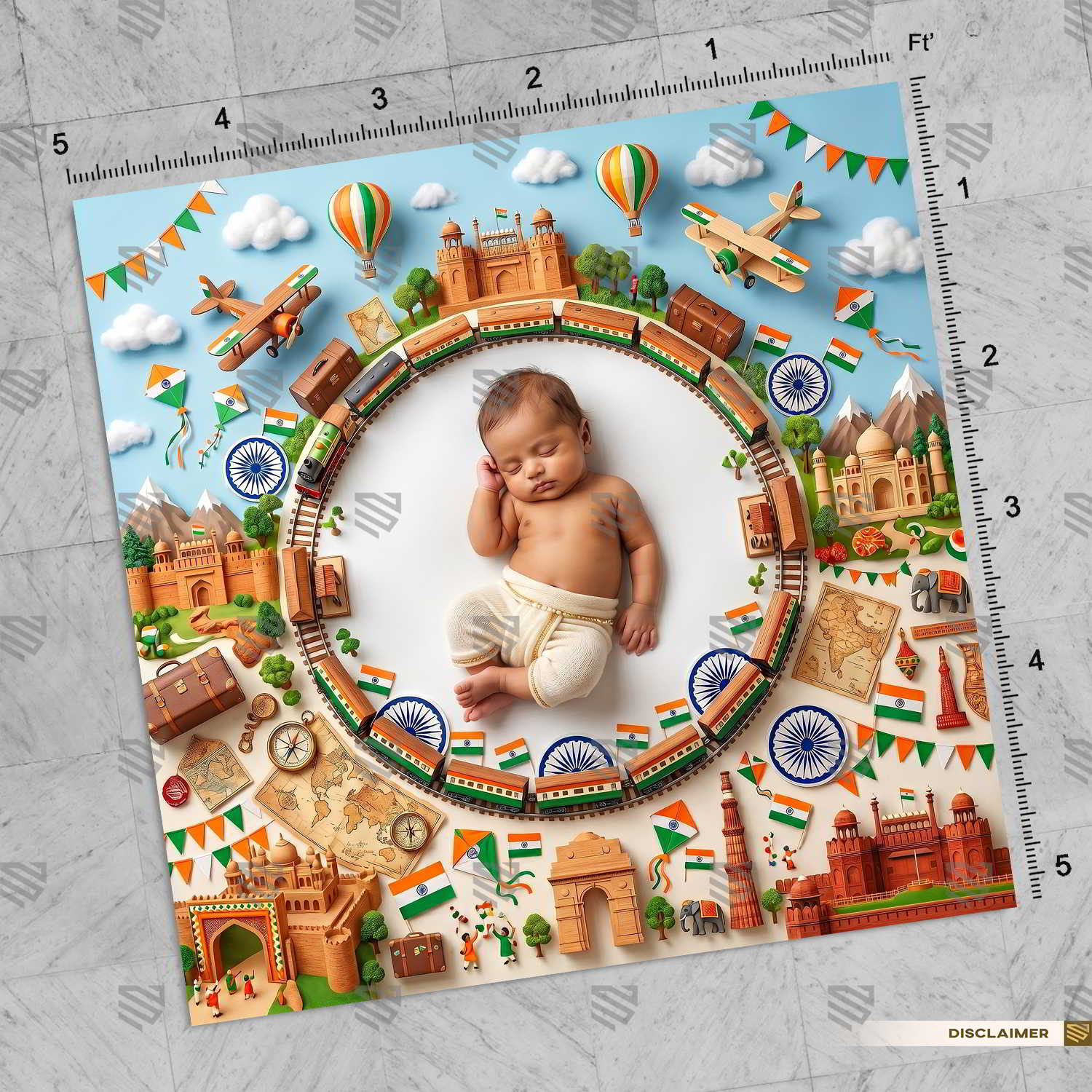 Incredible India Journey Newborn Baby Photography