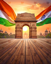 India Gate Patriotic Glory Backdrop