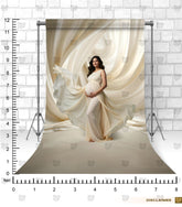 Ivory Drapes Maternity Backdrop