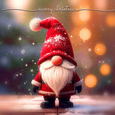 Jolly Christmas Gnome Backdrop