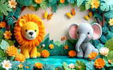 Jungle Buddy Tales Backdrop