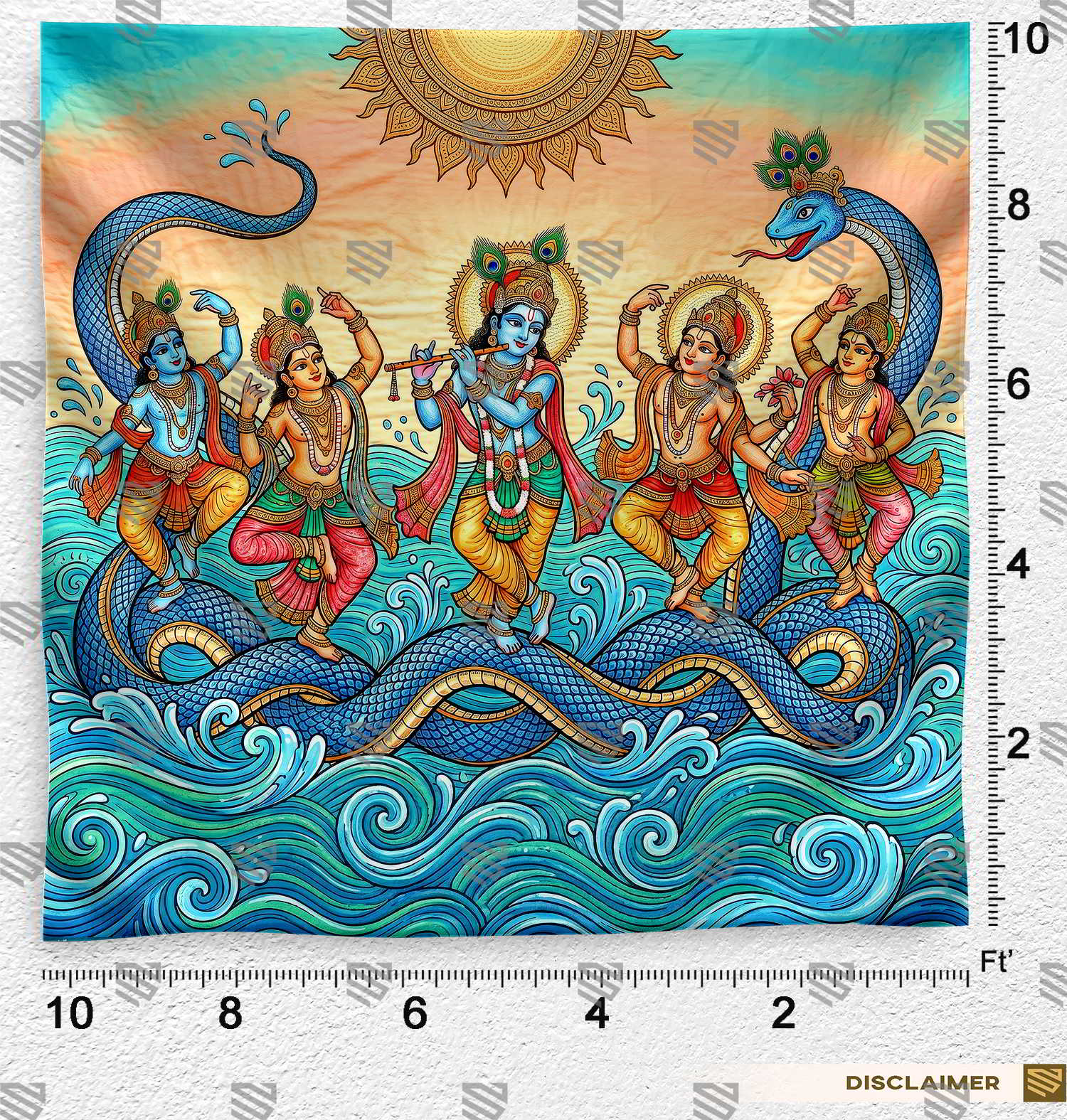 Krishna Leela Backdrop