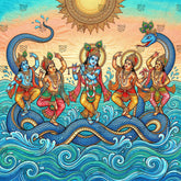 Kaliya Nritya Mahima Backdrop