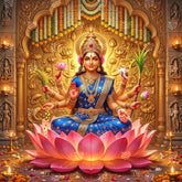 Lakshmi Dhan Samriddhi Deepavali backdrop