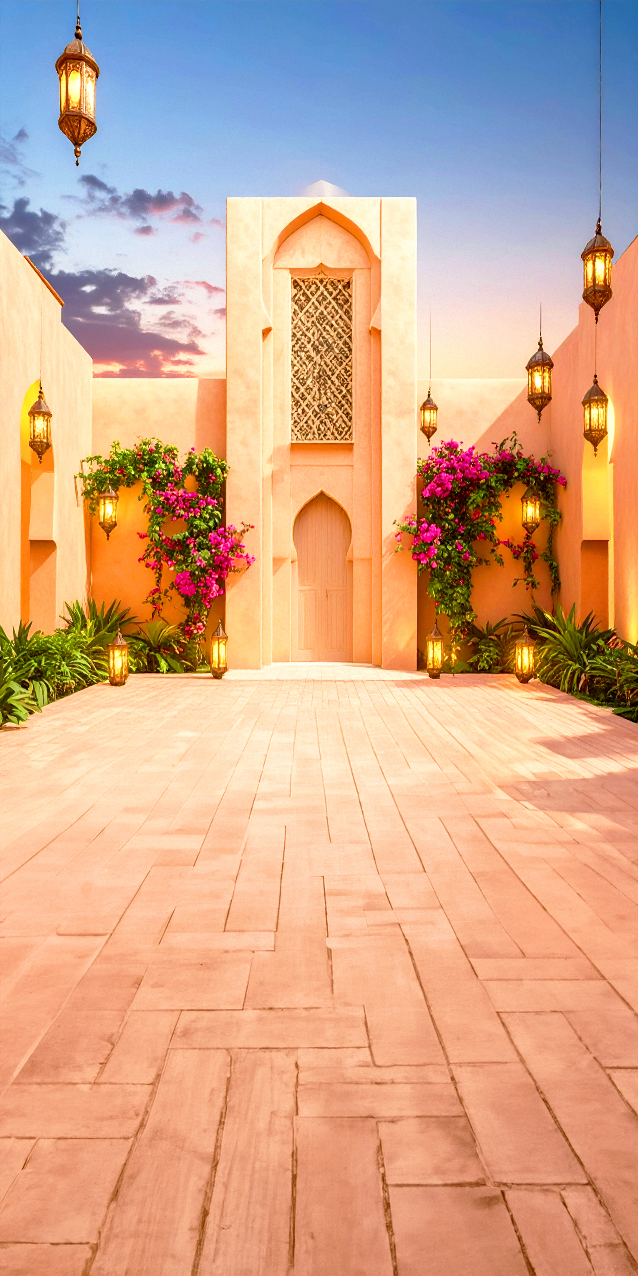Lantern Courtyard Elegance