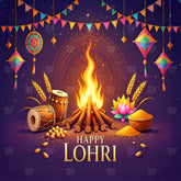 Lohri Festival of Fire and Harvest Backdrop