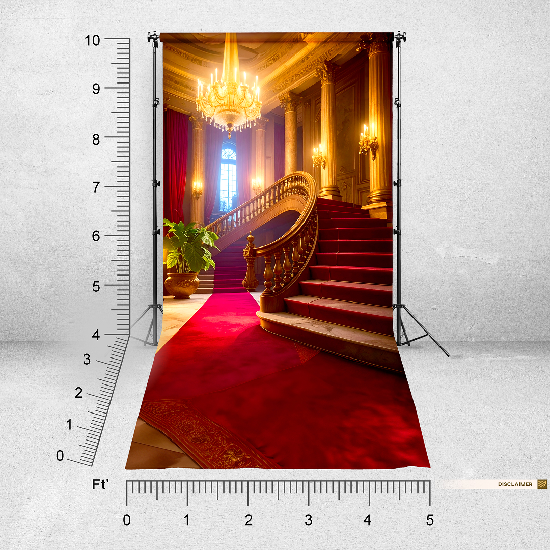 Majestic Stairway – The Grandeur of Royal Evenings