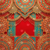 Manohar Aakriti Aavaran Navratri Decoration Backdrop