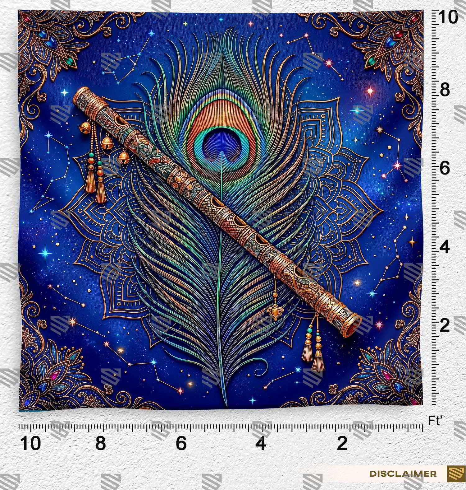 Peacock Feather Backdrop