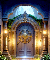 Mystic Gateway Backdrop