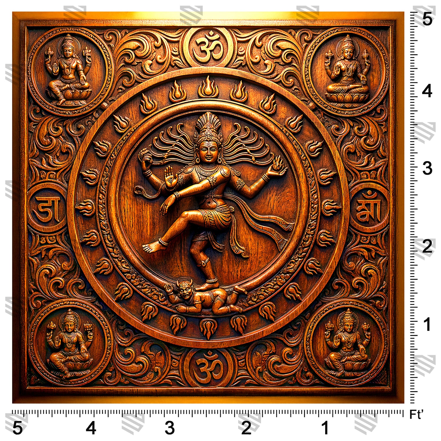 Nataraja Sacred Dance Panel