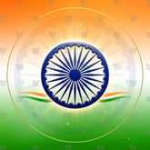 Neel Jyoti Chakra Ashoka Chakra Backdrop