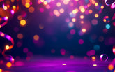 Neon Party Lights Backdrop