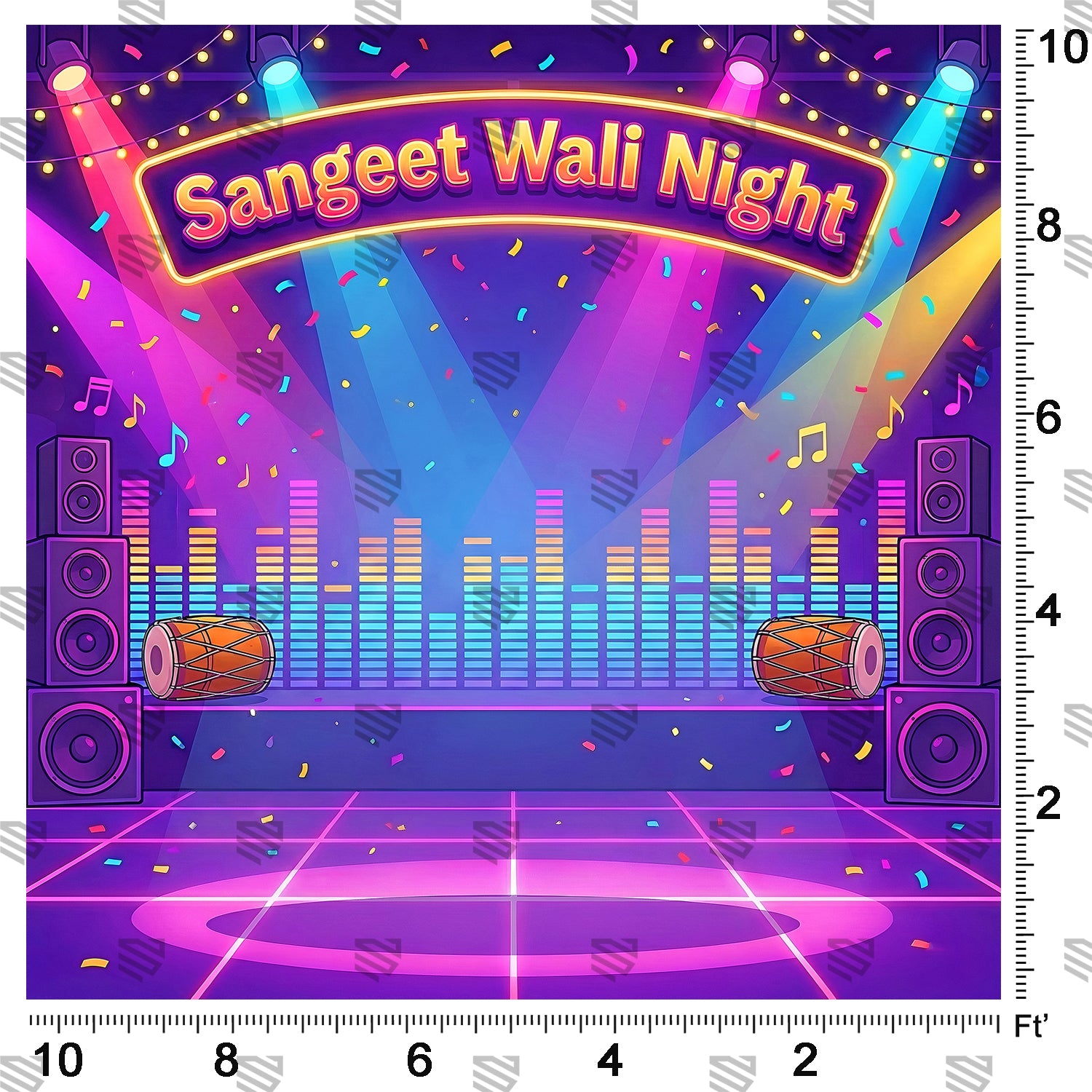 Neon Sangeet Celebration