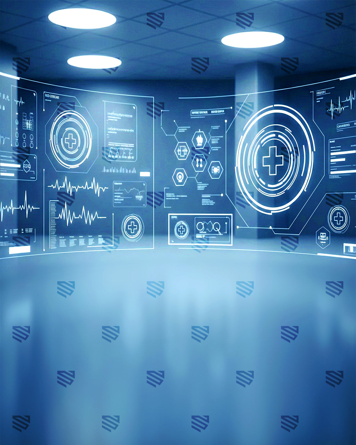 Next-Level Health Monitoring Center - Podcast Backdrop