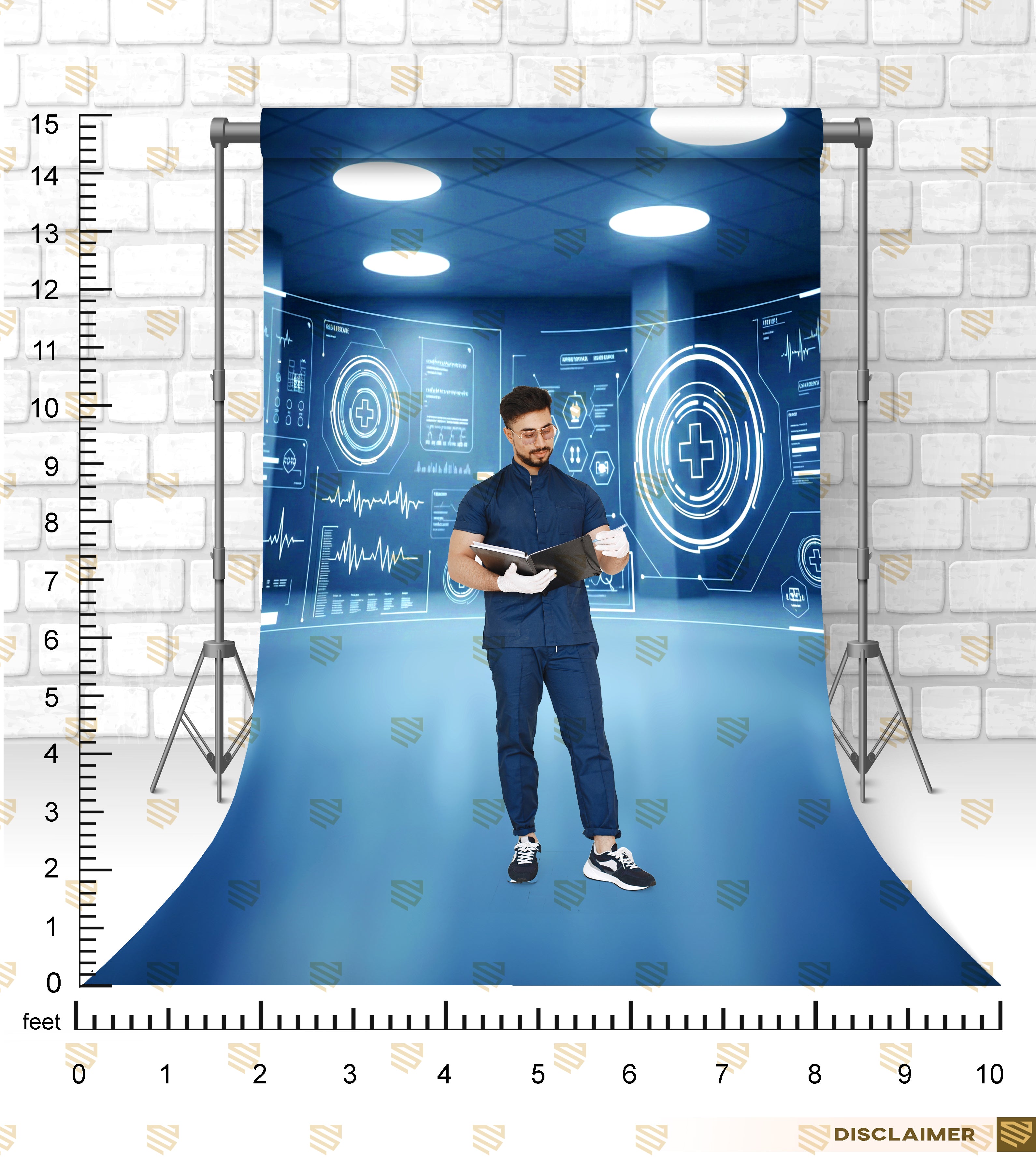 Next-Level Health Monitoring Center - Podcast Backdrop