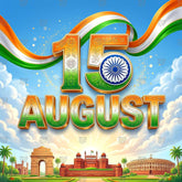 15 August Mahotsav Independence Day Backdrop