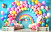 Pastel Party Paradise Backdrop