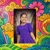 Pop Art Open Frame Backdrop for studio photography